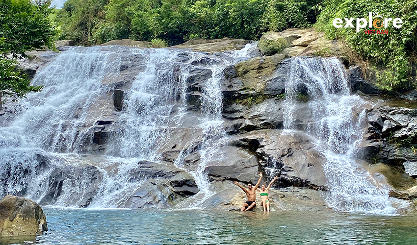 Nhi Ho Waterfall Lang Co Hue